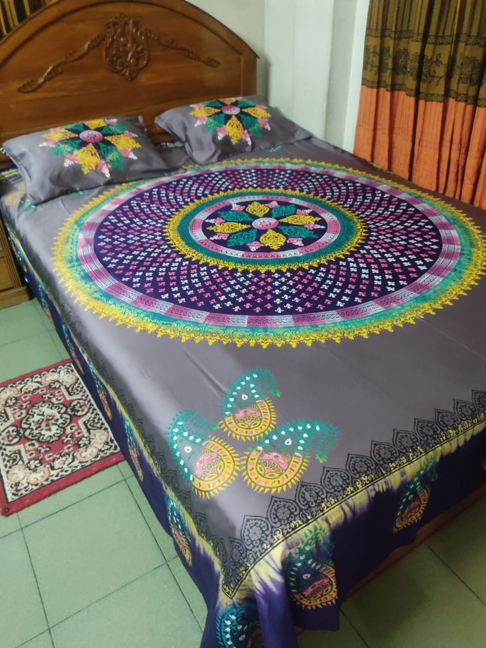 WhatsApp Image 2021-09-05 at 8.40.25 PM Bed Sheet with Pillow Covers