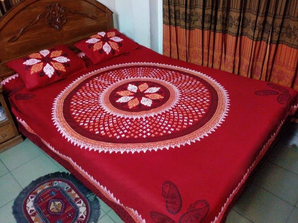 WhatsApp Image 2021-09-05 at 9.43.07 PM Bed Sheet with Pillow Covers