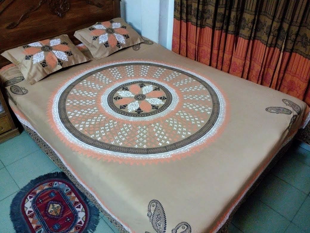 WhatsApp Image 2021-09-05 at 9.43.07 PM(1) Bed Sheet with Pillow Covers