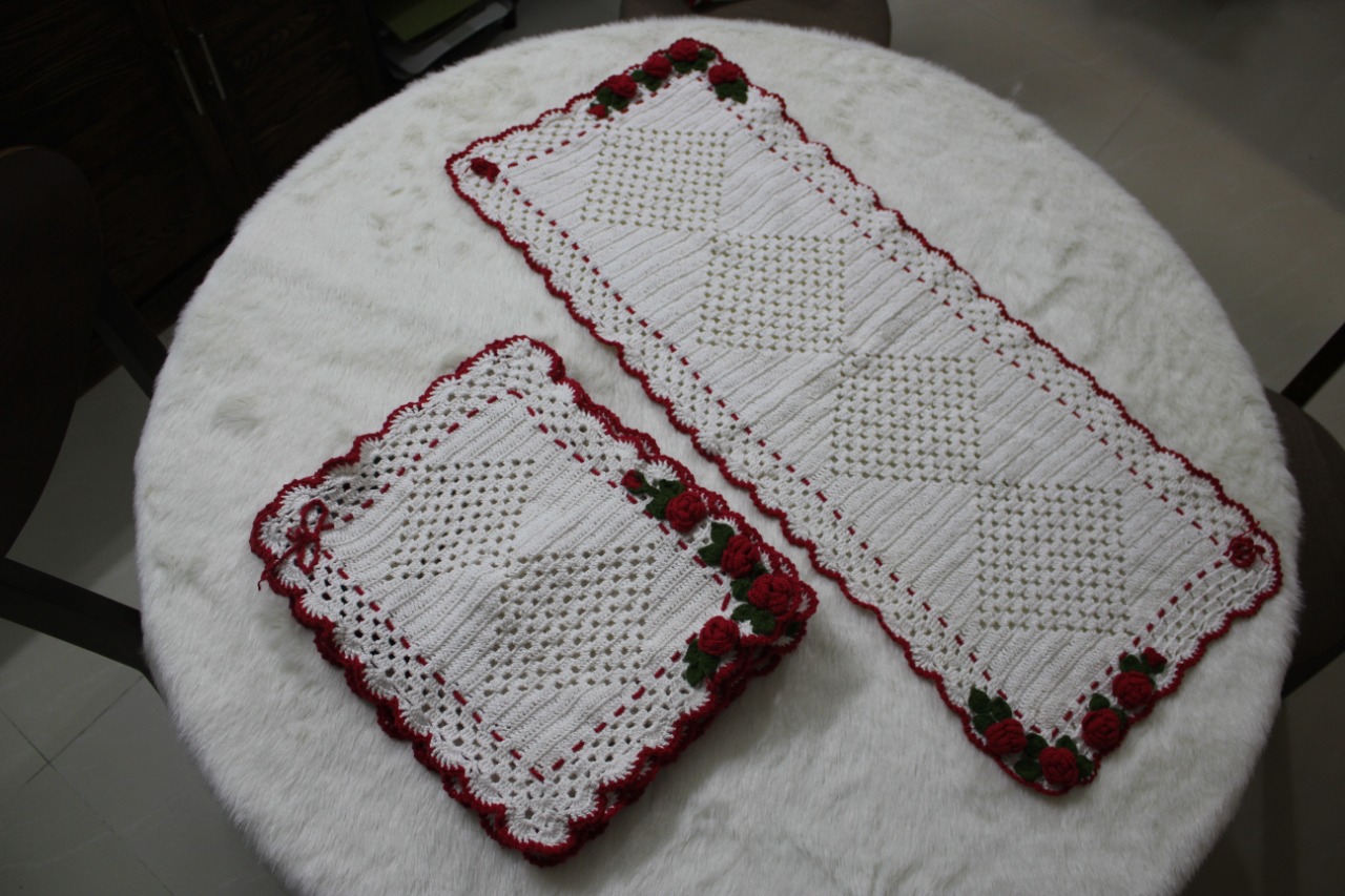 WhatsApp Image 2021-09-22 at 6.18.41 PM(1) Table Runner with Place Mat (Dinning Combo)
