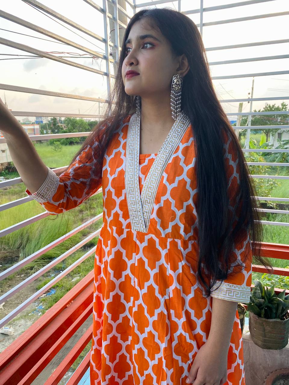 photo6053045879138528648 Trendy Soft Cotton Kurti