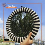 Handmade Dual Tone Jute Rope Frame Mirror