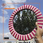 Handmade Dual Tone Jute Rope Frame Mirror