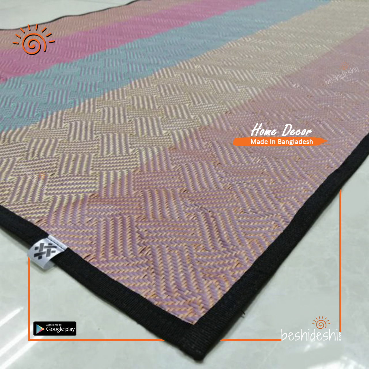 06 MULTI COLOR WAVES –FLOOR MAT
