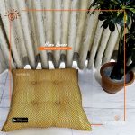 SOFT FLOOR CUSHIONS – ZIGZAG STRIPES