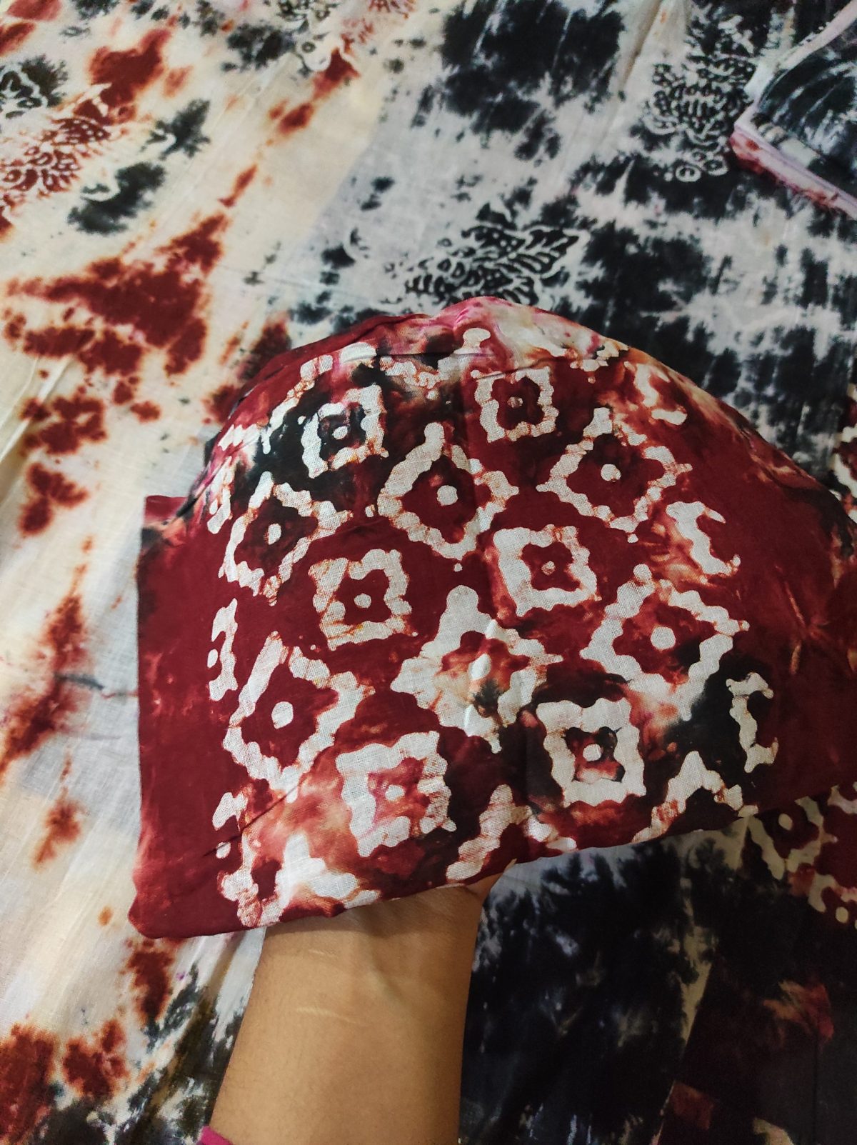 Vegetable Batik Salwar Kamiz