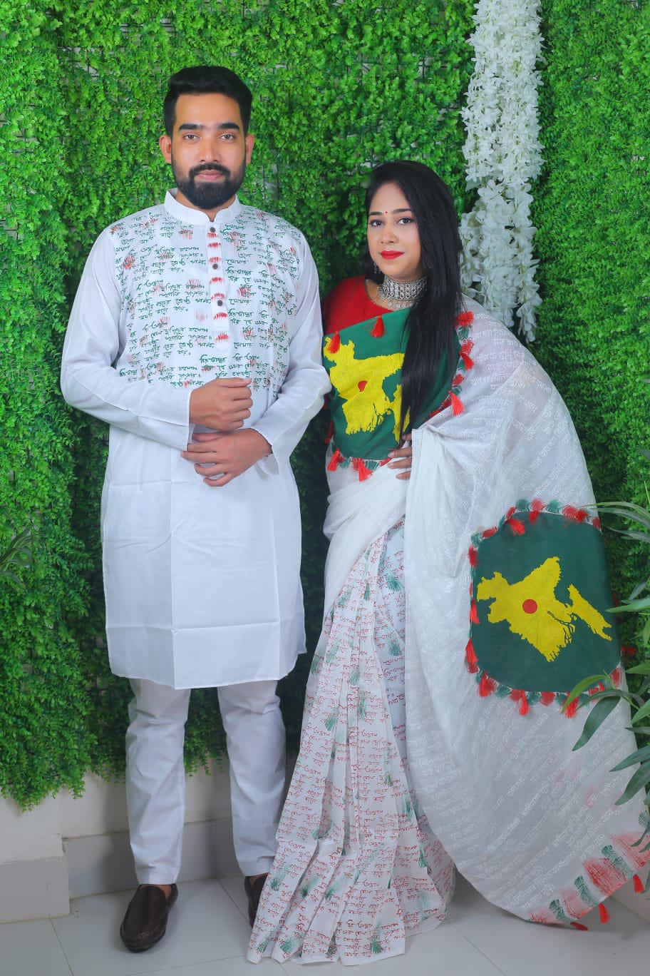1 Couple Set (Saree + Punjabi)