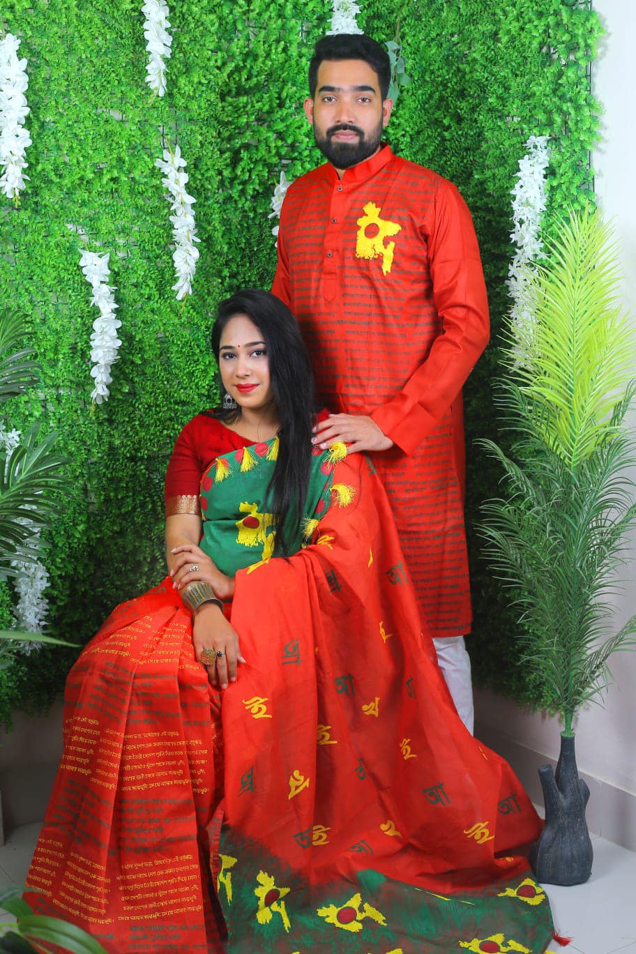 259157053_656469229063002_1980808123881062319_n Couple Set (Saree + Punjabi)