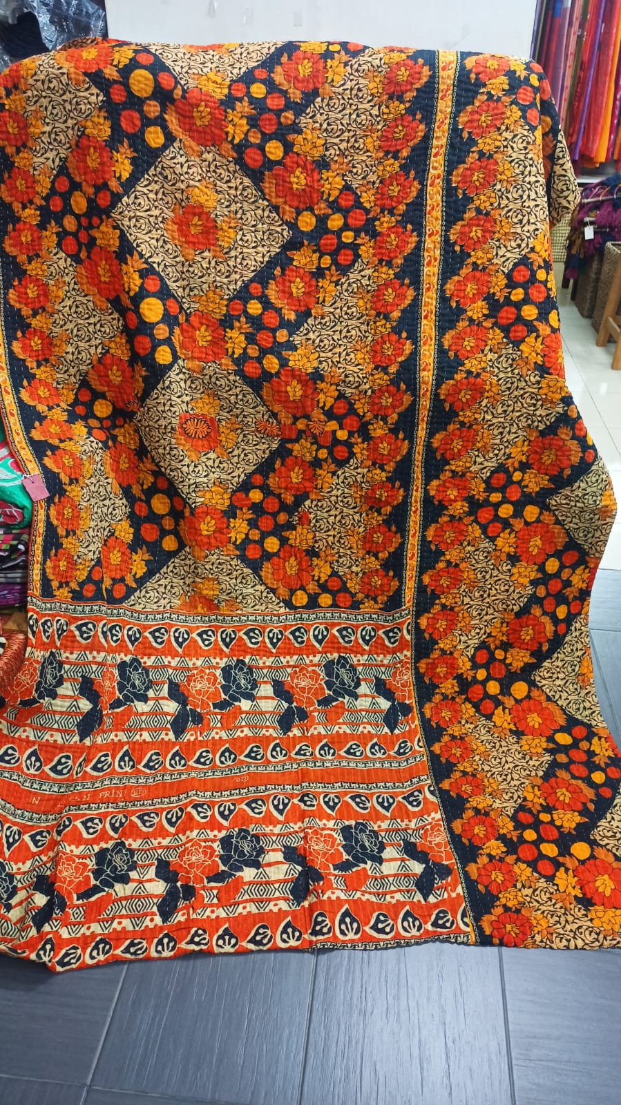 WhatsApp Image 2021-11-17 at 1.19.38 PM Recycled Saree Blanket