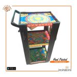 Rickshaw Painted Tea Trolley