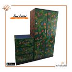 Rickshaw Painted Multiple Use Almira With Side Drawer Box