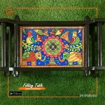 Rickshaw Painted Folding Table