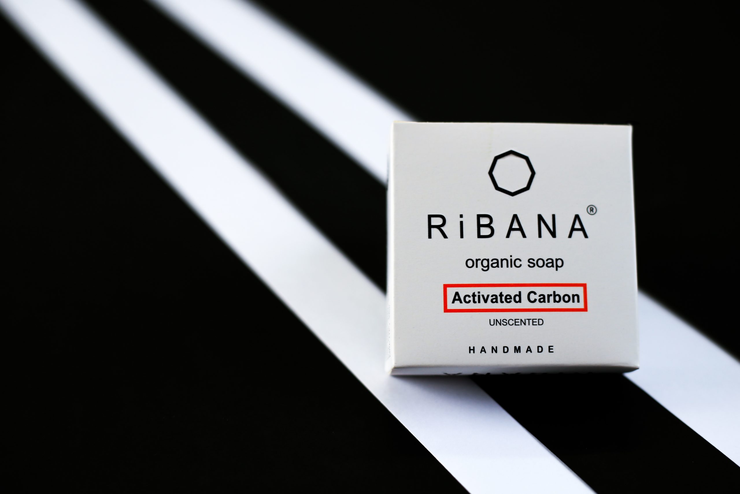 Activated Carbon Soap - 95gm RIBANA Activated Carbon Soap
