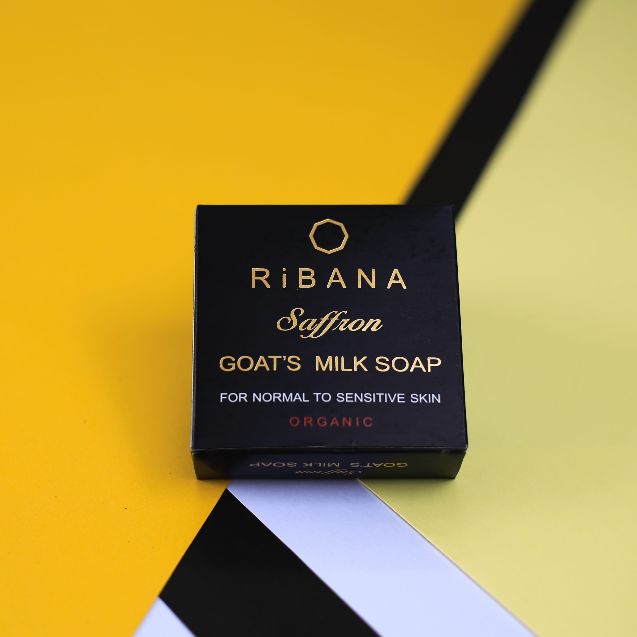 Saffron Goats Milk Soap 120gm RIBANA Saffron Goats Milk Soap