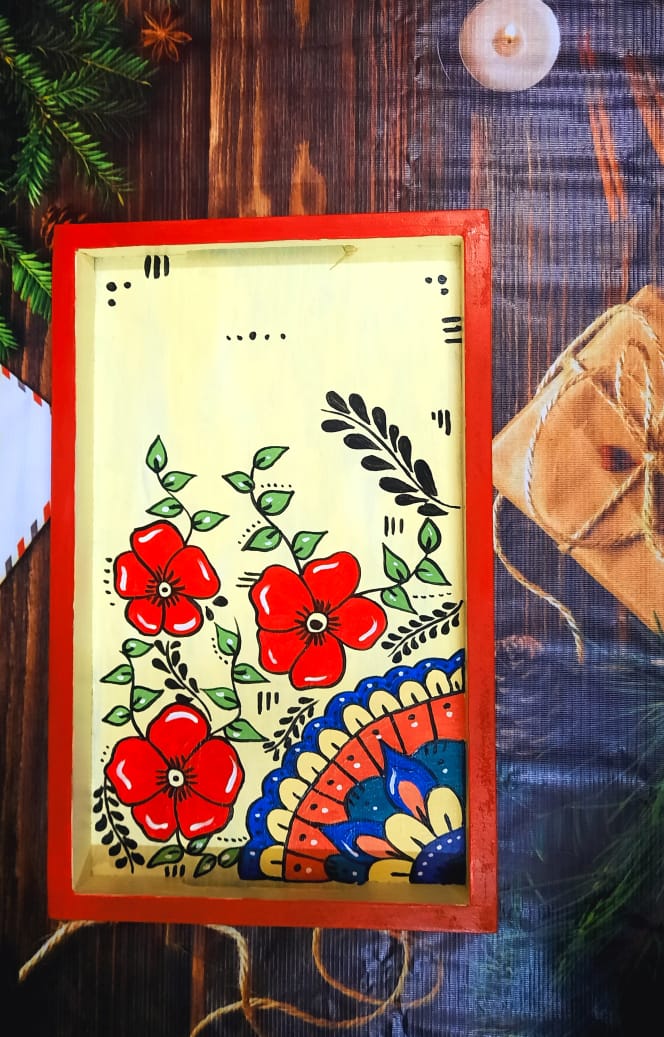 WhatsApp Image 2021-12-14 at 5.42.09 PM (1) Handpainted Service Tray