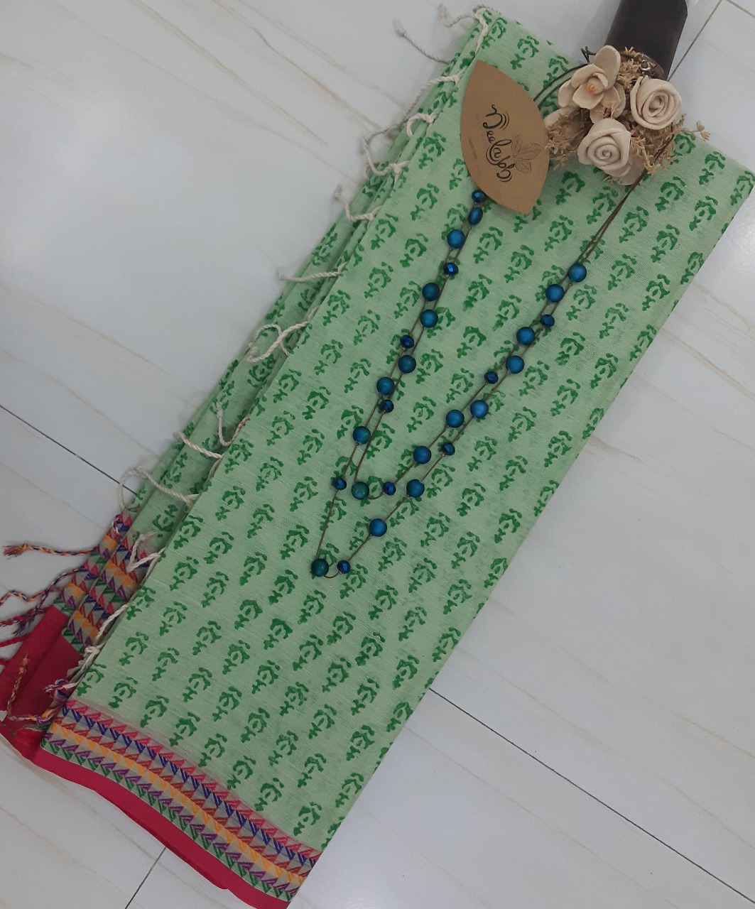 WhatsApp Image 2021-12-15 at 1.02.13 PM Block Print Saree