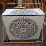 Handpainted Multiple Use Cabinet/Shoe Rack