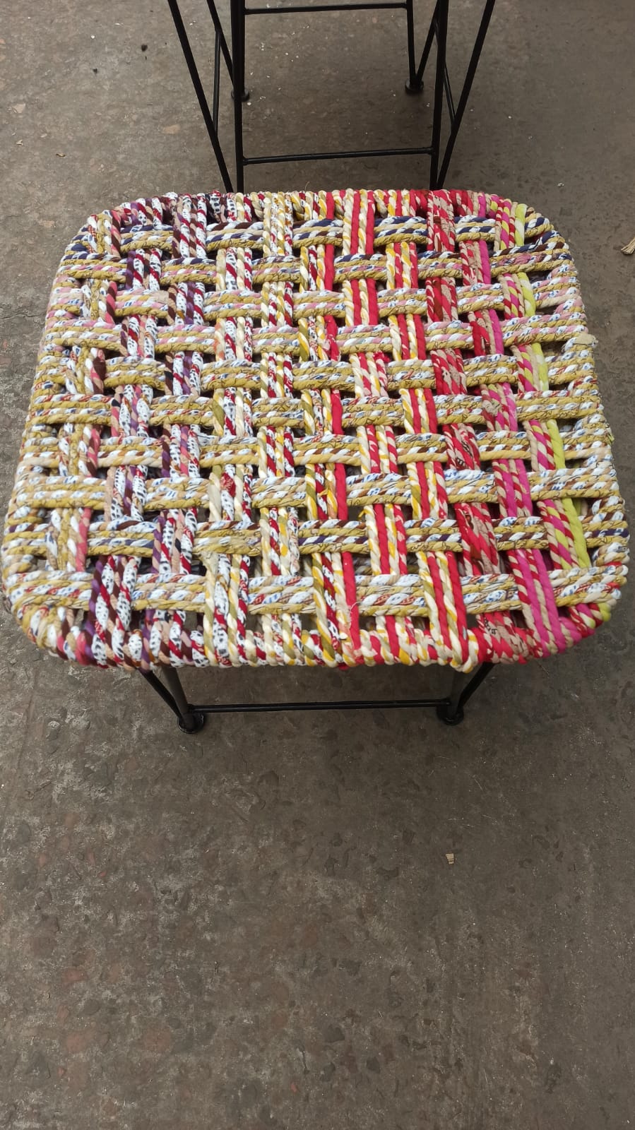 WhatsApp Image 2022-01-05 at 1.30.12 PM Recycling Saree Iron Stool