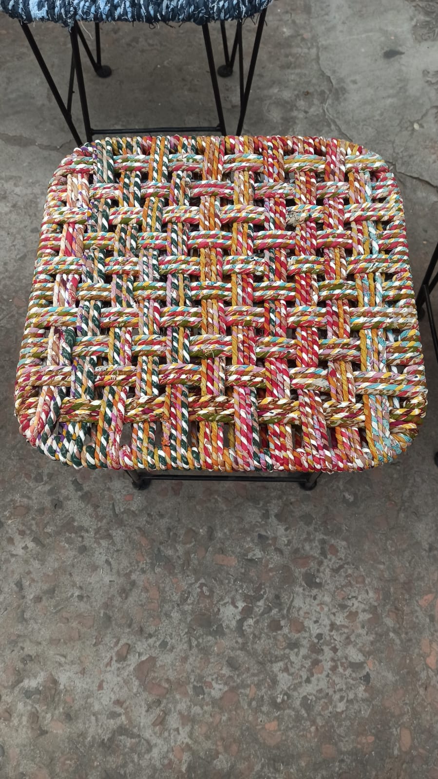 WhatsApp Image 2022-01-05 at 1.30.15 PM Recycling Saree Iron Stool
