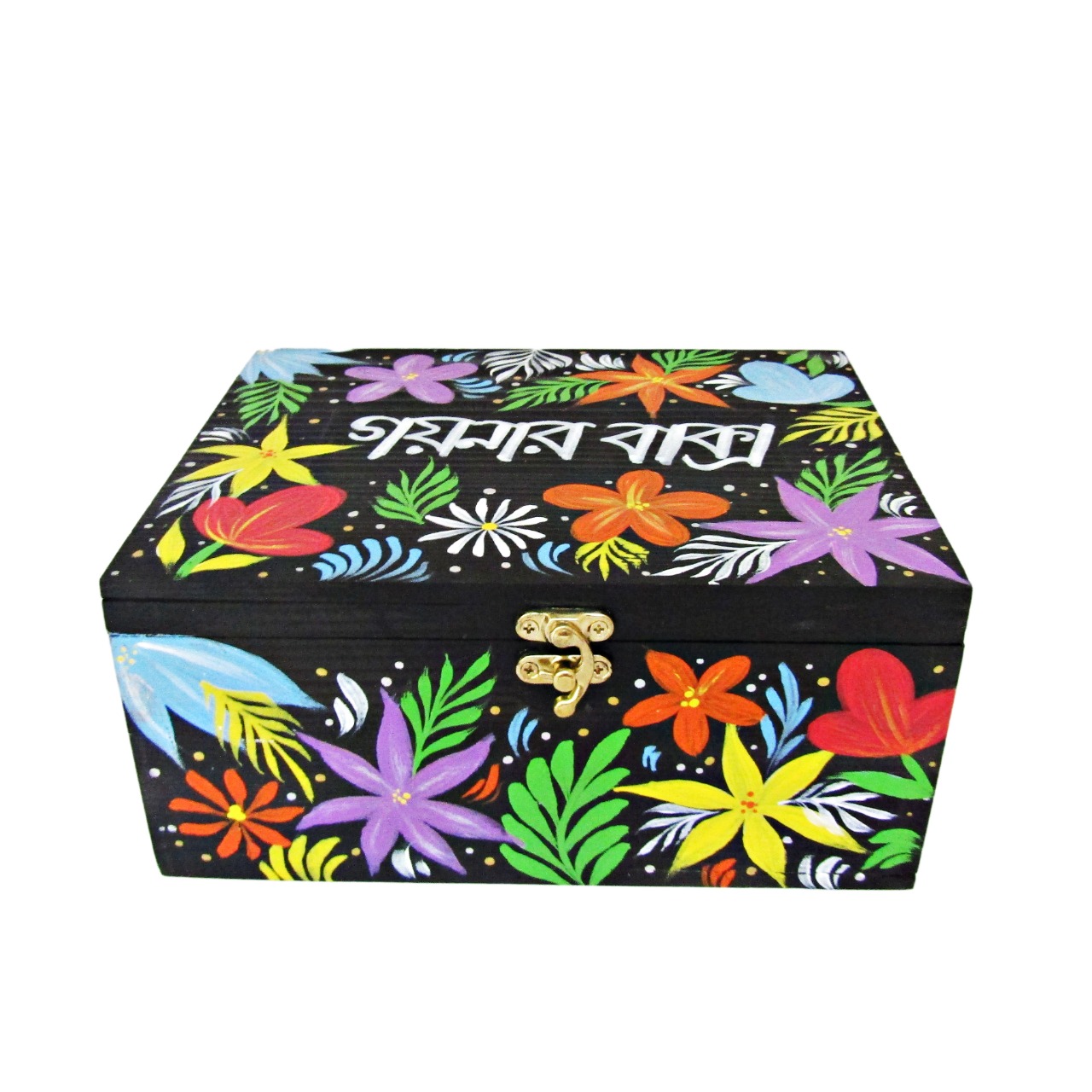 WhatsApp Image 2022-01-11 at 9.21.17 PM Handpainted Wooden Floral Goynar Baksho Jewellery Box