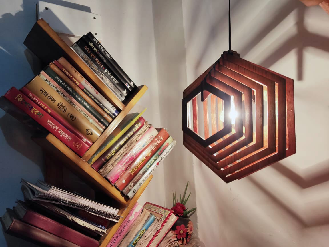5 Hexagons Hanging Lamp