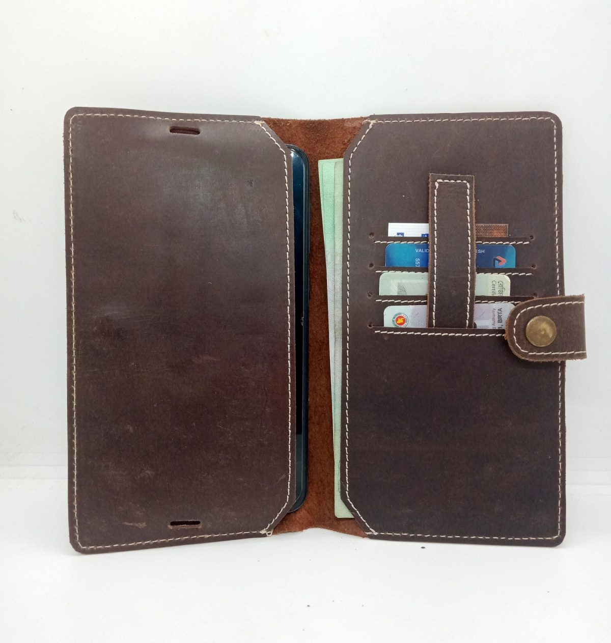 Stylish Leather Long Wallet