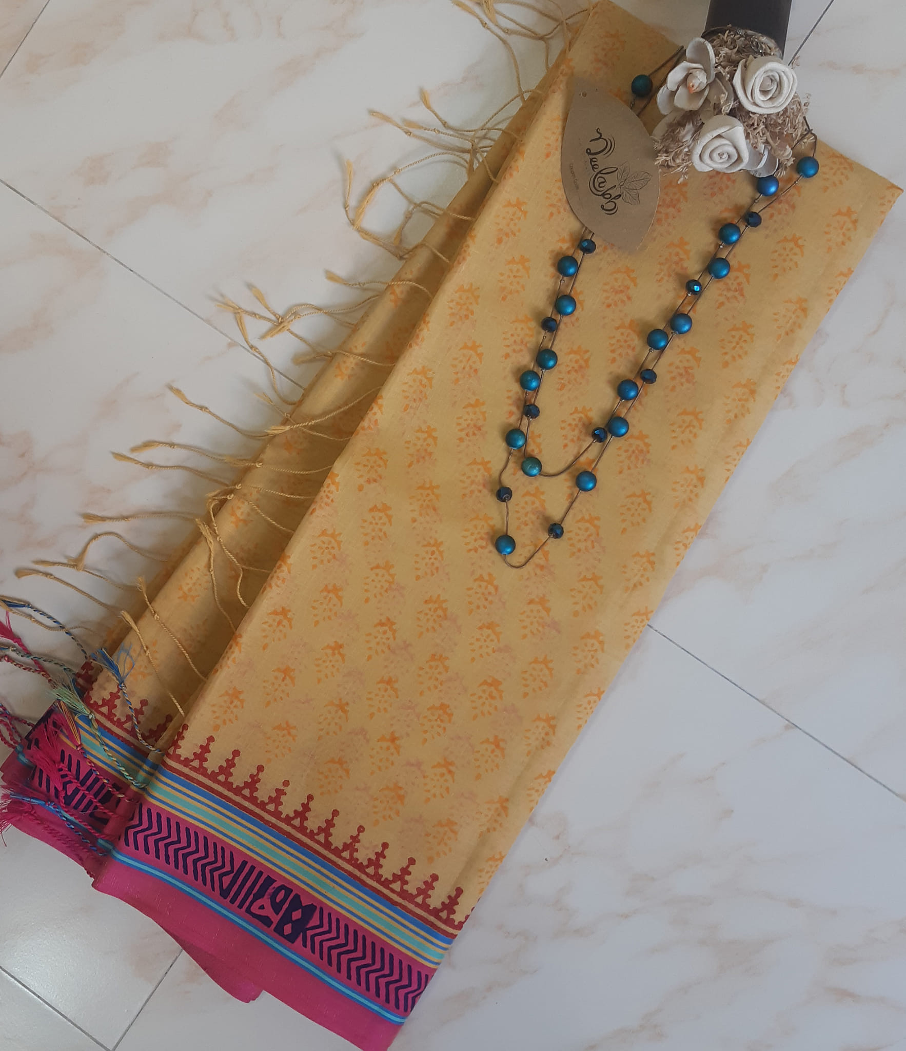 276154024_1824573457995698_2682283739333558594_n Block Print Saree