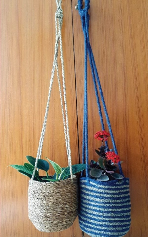Hanging Jute Planter Cover Beshi Deshi