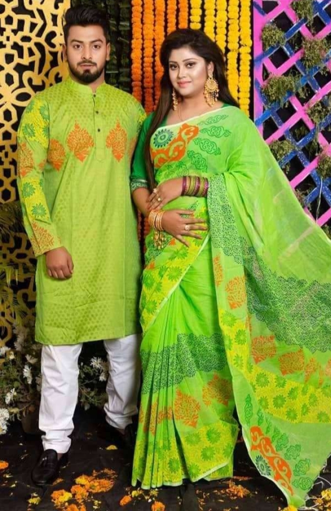 WhatsApp Image 2022-03-22 at 3.47.36 PM Panjabi & Saree Combo
