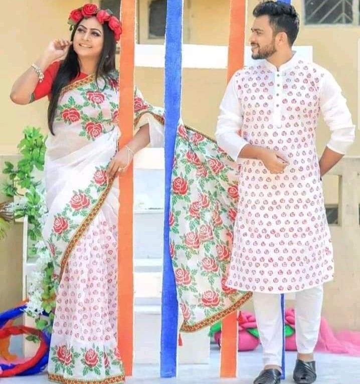 WhatsApp Image 2022-03-22 at 3.48.00 PM Panjabi & Saree Combo