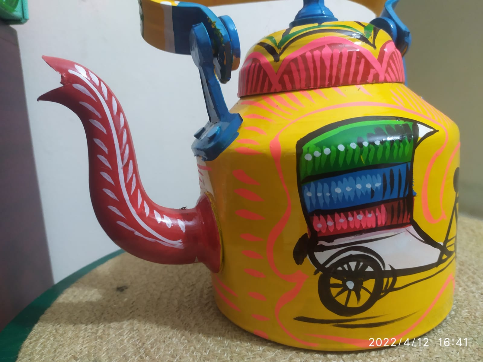 WhatsApp Image 2022-04-17 at 12.28.24 PM Hand Painted Kettle