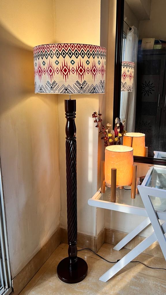 WhatsApp Image 2022-05-16 at 12.24.02 PM Jamdani Pattern Floor Lamp