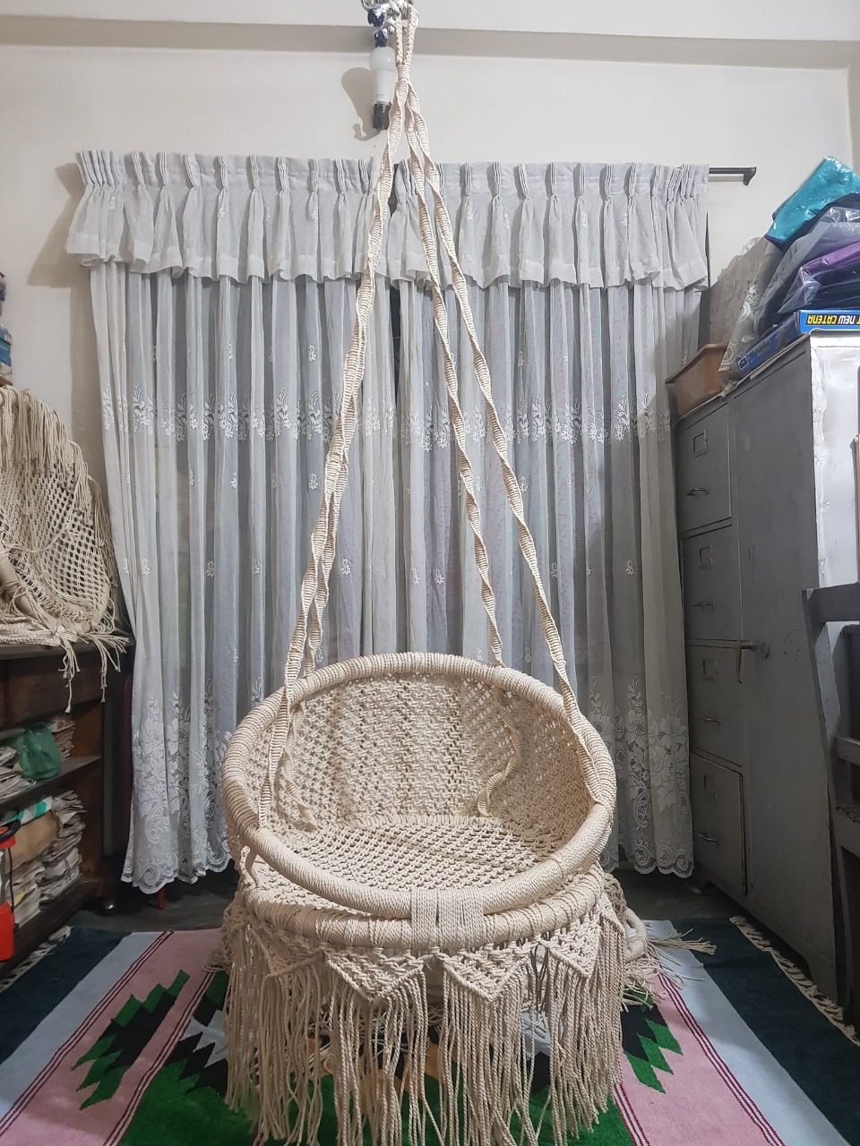 WhatsApp Image 2022-05-22 at 1.38.40 PM Double Ring Swing Chair (Without Cushion Set)