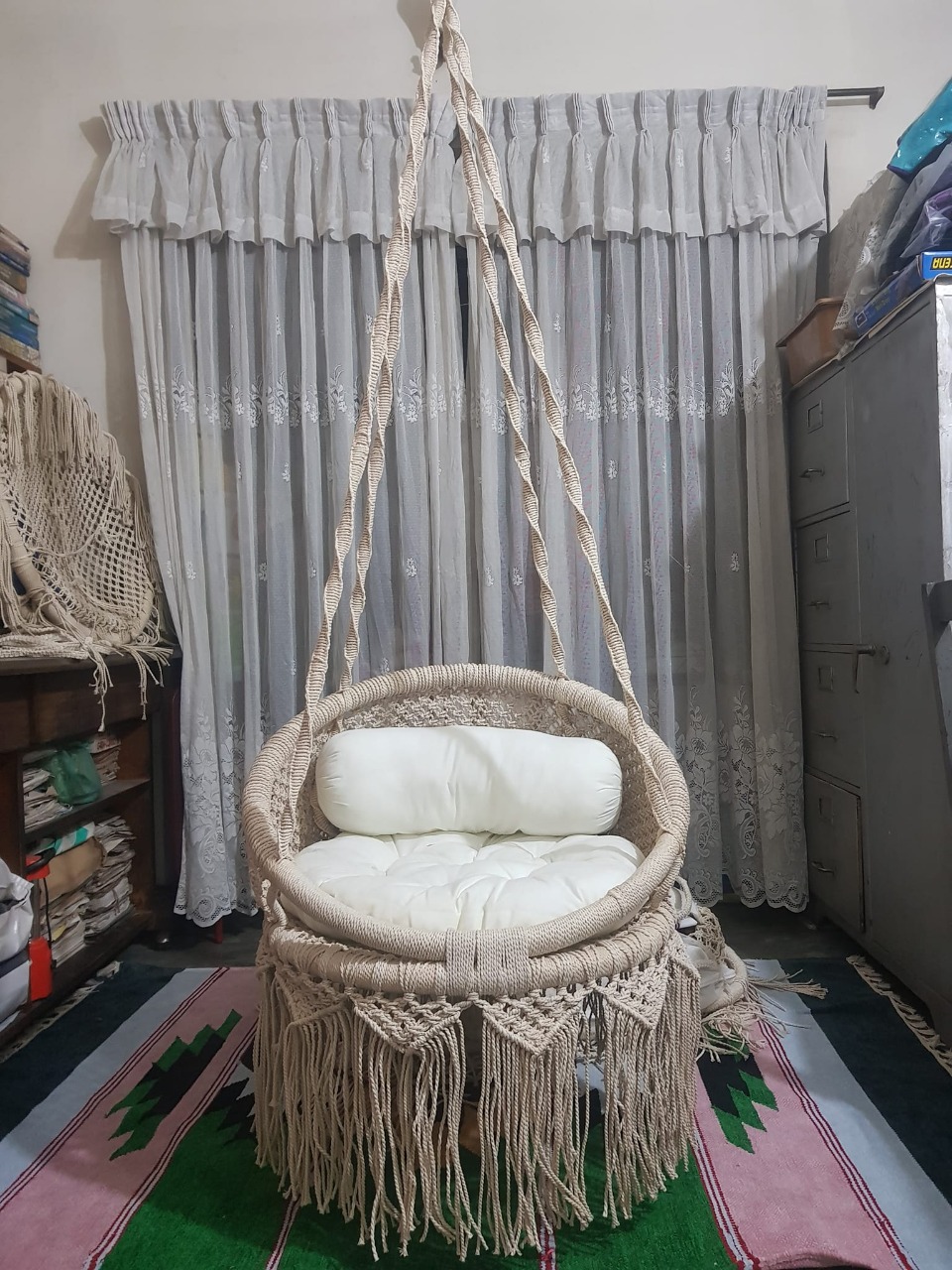 WhatsApp Image 2022-05-22 at 1.38.41 PM Double Ring Swing Chair (With Cushion Set)