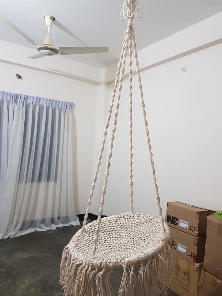 WhatsApp Image 2022-05-22 at 1.40.31 PM Single Ring Swing Chair (Without Cushion Set)