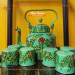 Trendy Hand Painted Kettle Set