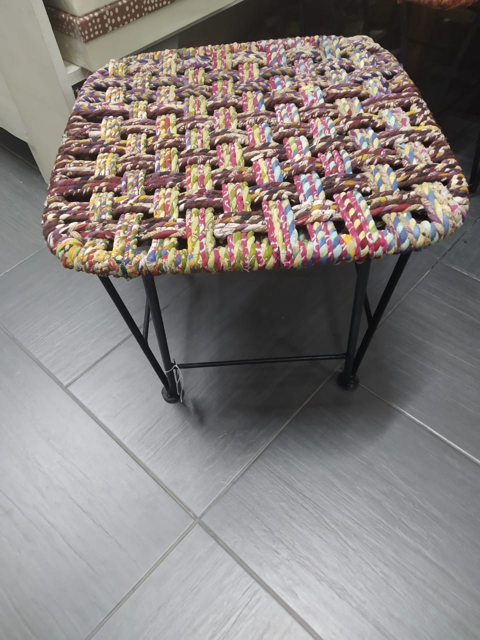 WhatsApp Image 2022-06-20 at 10.25.59 PM (2) Recycled Saree Iron (Stool/Seat)