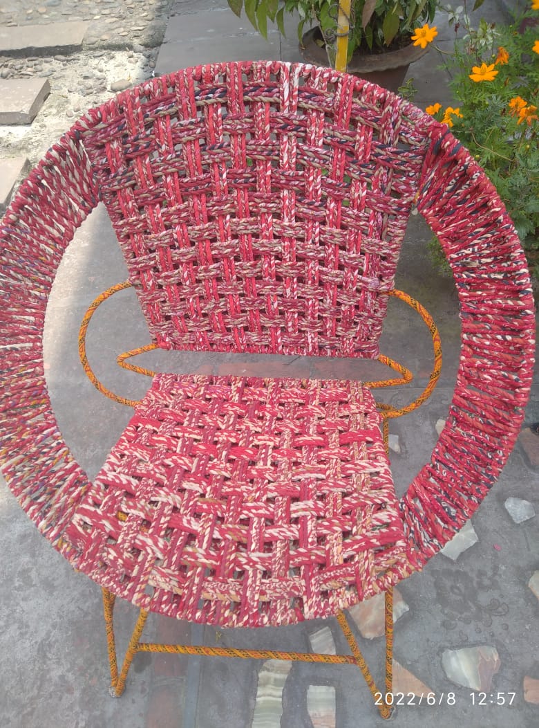 WhatsApp Image 2022-06-20 at 10.26.46 PM Recycled Sari Chair