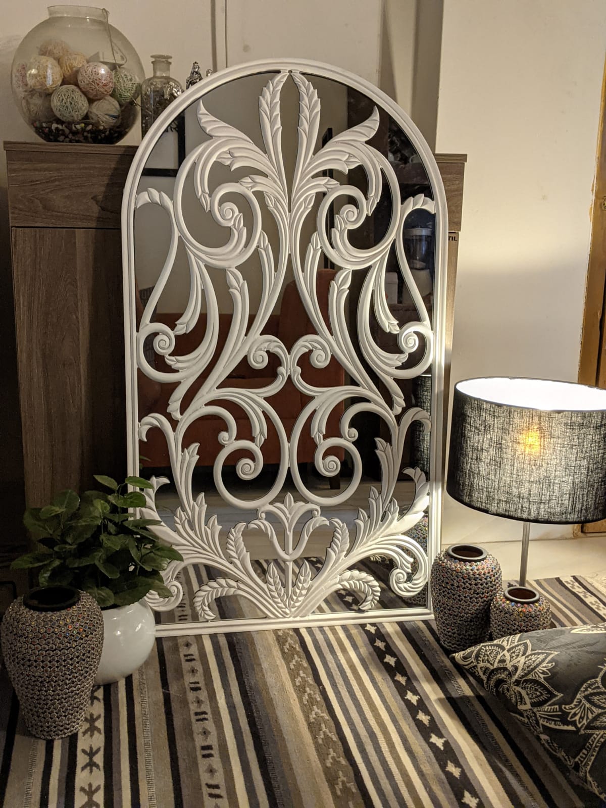 WhatsApp Image 2022-07-24 at 10.51.25 PM (1) Decorative Mirror Silver Color(Large Size)