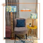 Floor Lamp With Colorful Shade