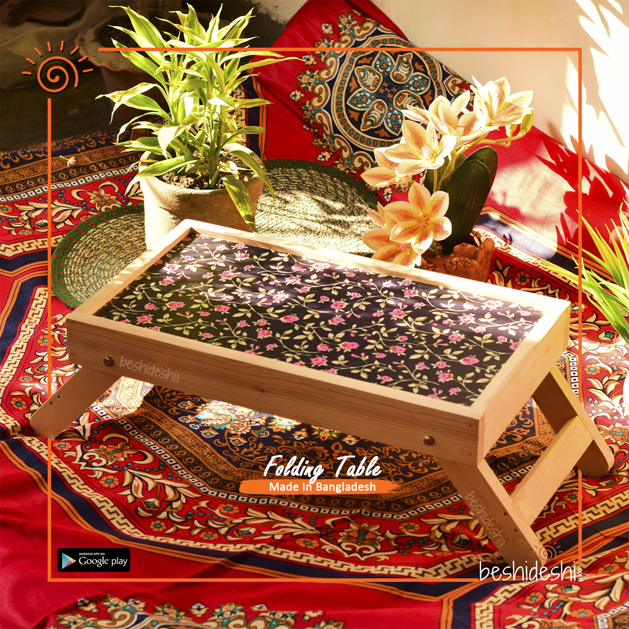 10 Exclusive Wooden Folding Laptop Table