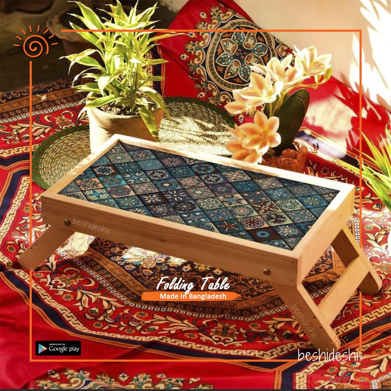 13 Exclusive Wooden Folding Laptop Table