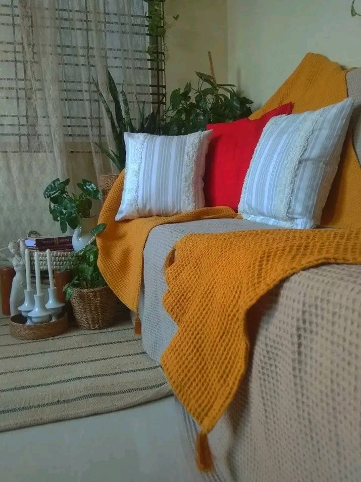 WhatsApp Image 2022-11-30 at 12.53.05 (1) Waffle Throw Blanket