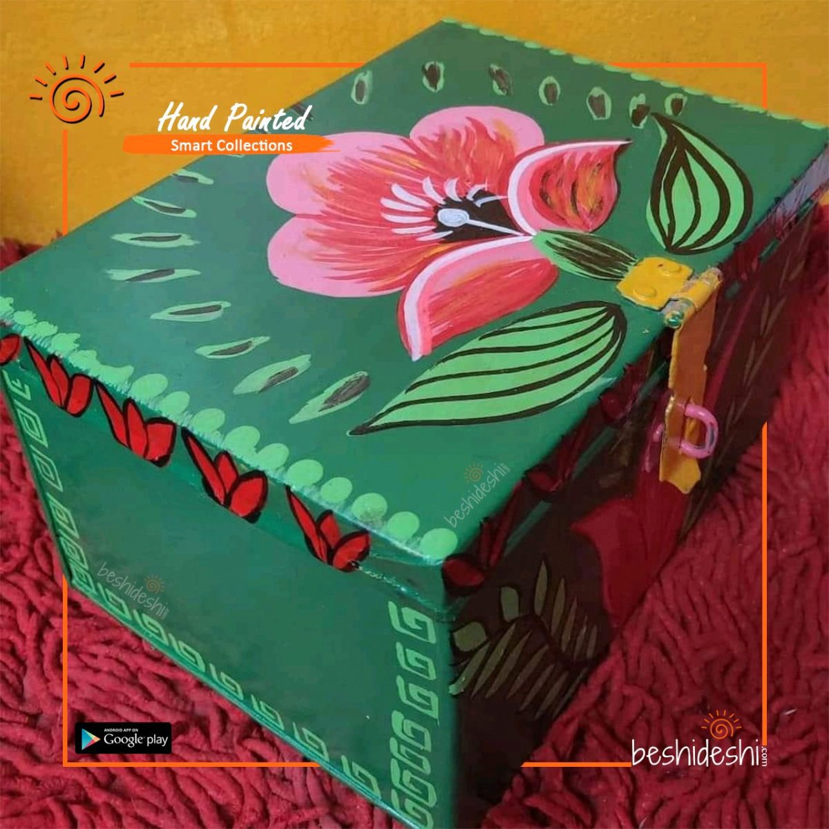 Hand Painted Jewelry Box