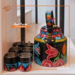 Trendy Hand Painted Kettle Set