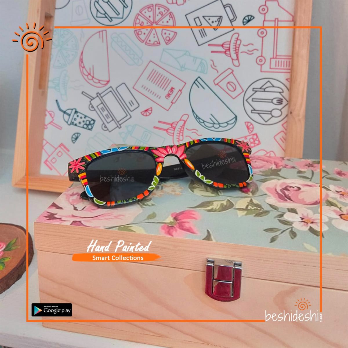 Hand Painted Sunglass