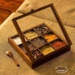 Wooden Spices Box