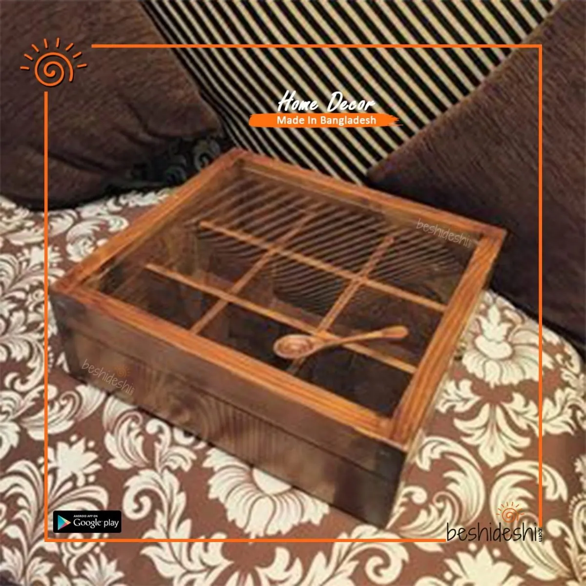 Wooden Spices Box