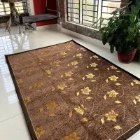WhatsApp Image 2023-02-15 at 14.58.36 Gold in Brown Floor Mat