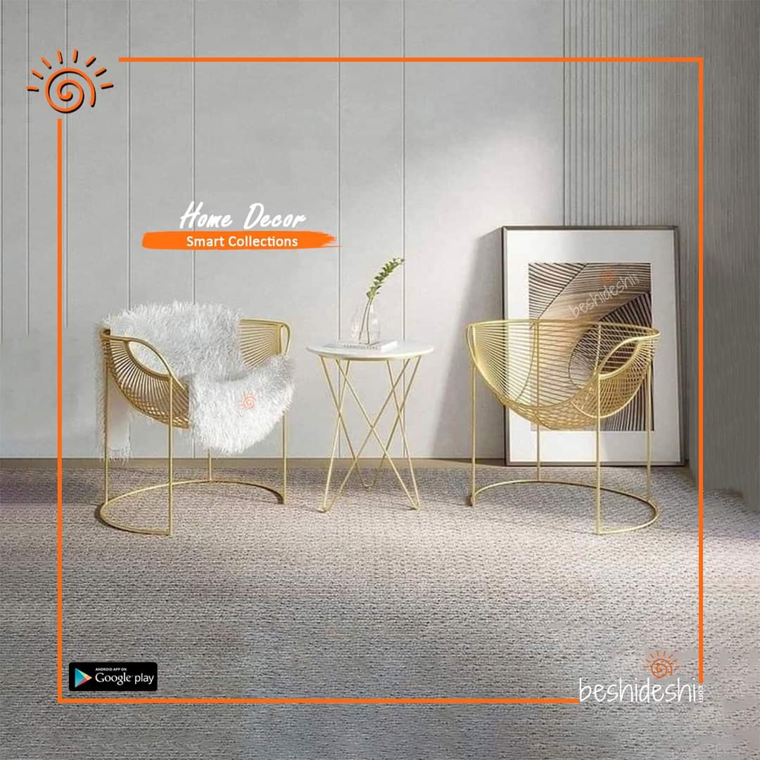 WhatsApp Image 2024-06-04 at 6.57.13 PM (1) Golden Chair With Marble Table Set